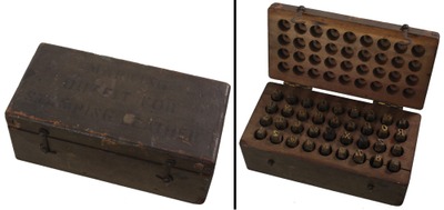 United States Army: Quartermaster's Leather Stamp Set