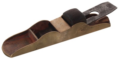 Unmarked: Cast Bras Body Low Angle Block Plane