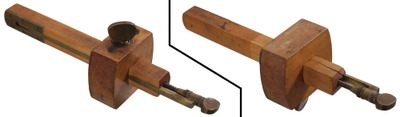 M.M. Brainard, Green River, New York: Rare Boxwood Marking Gauge
