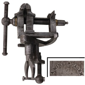 A. Winterhagen: Fancy Screw On Bench Vise