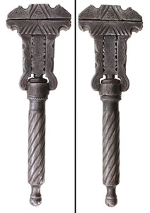 Unmarked: Spectacular Decorate French Coach Wrench