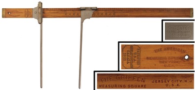 American Measuring Instrument Company, New York, New York: "The Griffin" Patent Layout Rule