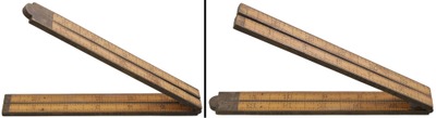 F.E. Marsh, Ware, Massachusetts: "Marsh Dry Measure Gauge" Folding Rule