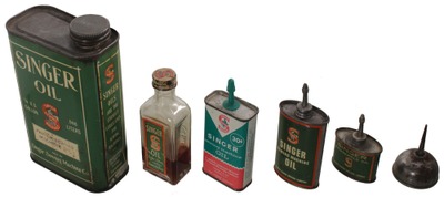 Singer & Company, New York, New York: Coll. Of Sewing Machine Oil Cans