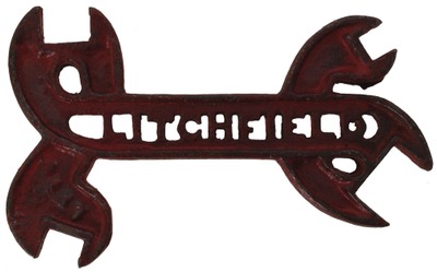 Litchfield Manufacturing Company, Waterloo, Iowa, No. S437: Cast Iron "Cutout" Wrench