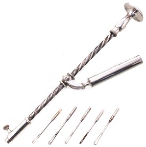 Unmarked: Nickel Plated Archimedian Drill