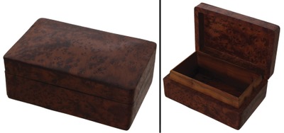 Unmarked: Birdseye Maple Hinge Top Box