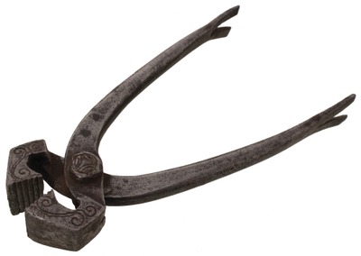 Unmarked: Early 19th C. Pr. Of Forged Iron Pliers