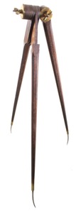 Unmarked: Most Unus. R'wood & Brass Divider