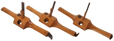 Unmarked: Set Of Three Coach Maker's Router Plane