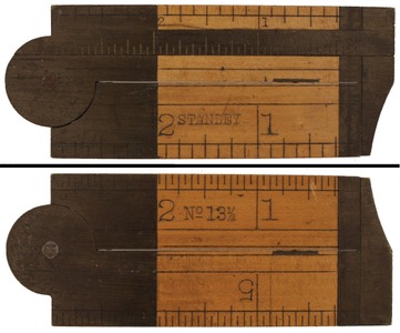 Stanley Rule & Level, No. 13 1/2: 6 Inch, Two Fold Folding Rule