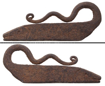 Unmarked: Early 18th C. Fish Form Fire Steel