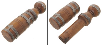 Unmarked: Early A'wood Body Nutmeg Grater