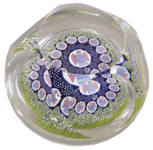 Unmarked, No. 19: Superb Millifiori Glass Paper Weight