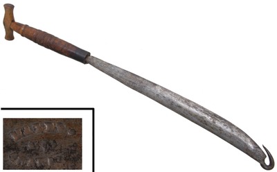 Unmarked: Early Hand Forged Block knife