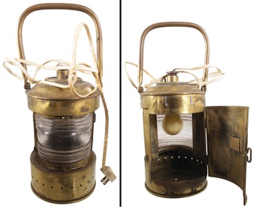 Unmarked: Solid Brass Ship's Anchor Light