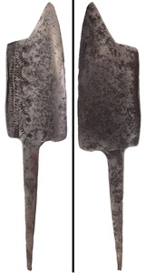 Unmarked: Hand Forged Early Sgl. Bevel Chopper