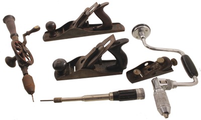 Assorted Makers: Lot Of Clean & Usabl Woodworking Tools