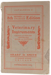 Sharp & Smith, Chicago, Illinois, No. 8TH ED.: Orig. Ca. 1900 Gen'l Line Catalogue