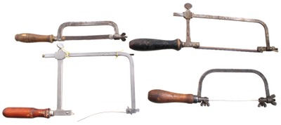 Assorted Makers: Four Clean & Usabl Metal Wkg. Saws
