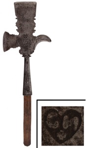 Unmarked: Early Three Blade Halberd Head