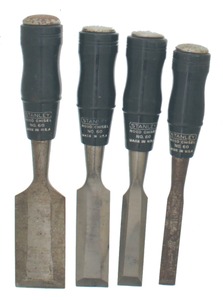 Stanley Rule & Level, No. 40: Four Clean & Usable "Everlasting" Chisel