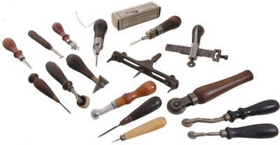 Assorted Makers: Lot Of Clean & Usabl Leather Tools