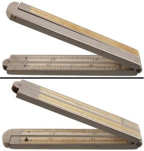 STANLEY (Unmarked), No. 40: One-Foot, Four-Fold Caliper Folding Rule