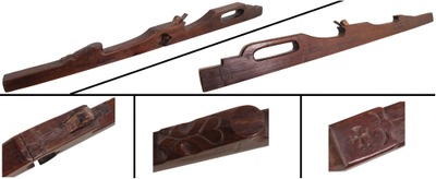 Unmarked: Early Carved Euro. Rabbet Plane