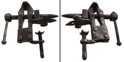 Unmarked: Early Hand Forged Bench Vise