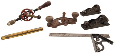 Assorted Makers: Lot Of Clean & Usabl Woodworking Tools