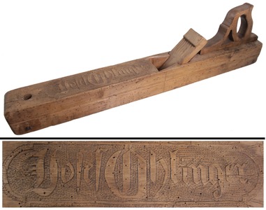 Unmarked: Carved European Jointer Plane