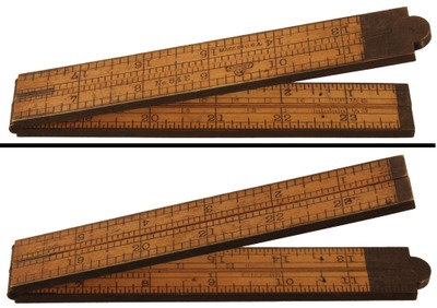 Stanley Rule & Level, No. 84 E: Two-Foot/Two-Fold Folding Rule