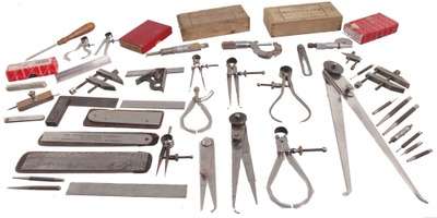 L.S. Starrett Company, Athol, Massachusetts: Lot Of Extra Clean Machinists' Tools