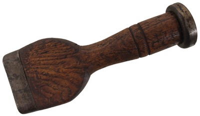 Unmarked: Early Solid Oak Hoop Driver