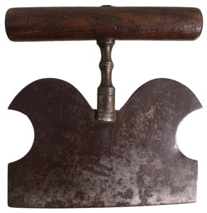 Unmarked: Early Walnut Hdl. Kitchen Chopper