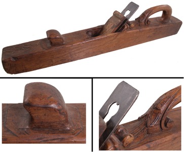 Unmarked: Carved Cornier Body Jointer Plane
