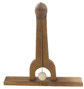 Unmarked: Early Oak Body Plumb Level