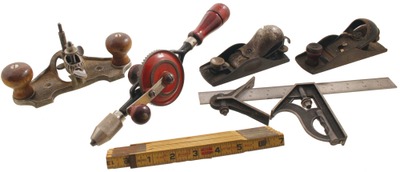 Assorted Makers: Lot Of Clean & Usabl Woodworking Tools
