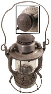 R.E. Dietz Company, New York, New York: "Vesta" Brand Railroad Lantern