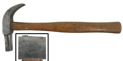 Henry Cheney Hammer Company, Little Falls, New York, No. 63: Extra Clean 9 Oz. Round Face Hammer