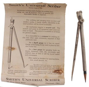 Evander A. Smith, Houston, Texas: Smith's Universal Sc Riber Marking Gauge