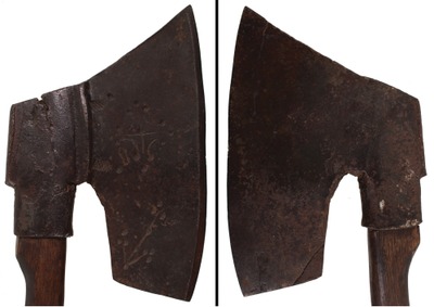 Unmarked: Early Decorated Euro. "Goosewing" Ax
