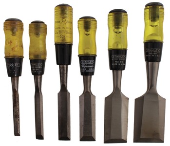 Stanley Tools, No. 60: Set Of 6 Bevel Edge Chisels