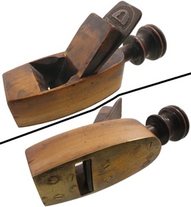 Unmarked: Early Boxwood Body Smooth Plane