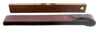 John Rabone & Sons,  Birmingham, England, No. 1372: Combination Level & Boxwood Rule