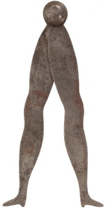Unmarked: Classic Early "Lady Leg" Calipers