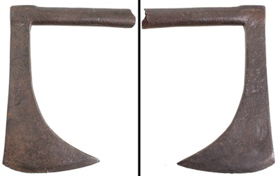 Unmarked: Rare 17th C. Form Sgl. Bevelewing Axe