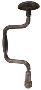 Obed Peck, Windsor, Vermont: Rare Peck's Improved Bit Brace