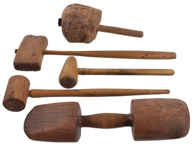 Assorted Makers: Lot Of Five Clean Spec. Purp. Mallet